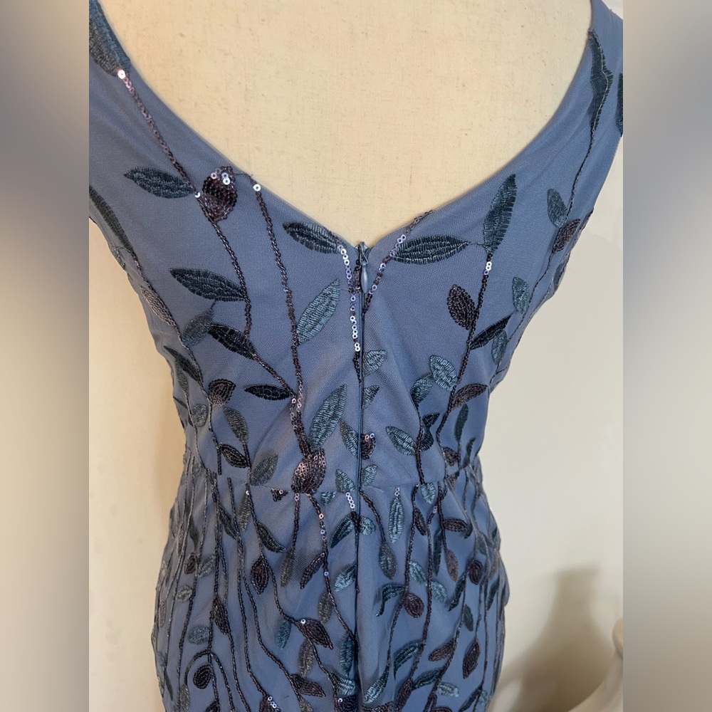 Ever Pretty Slate Blue Embellished Maxi Dress - Picture 8 of 15